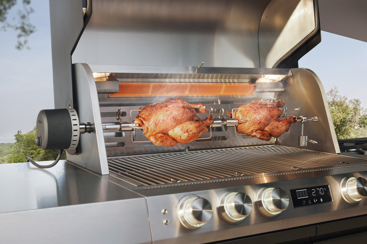 Miele Dreams Gasgrill Fire Pro und Fire Pro IQ Zubehör: PowerRoti - Rotisserie