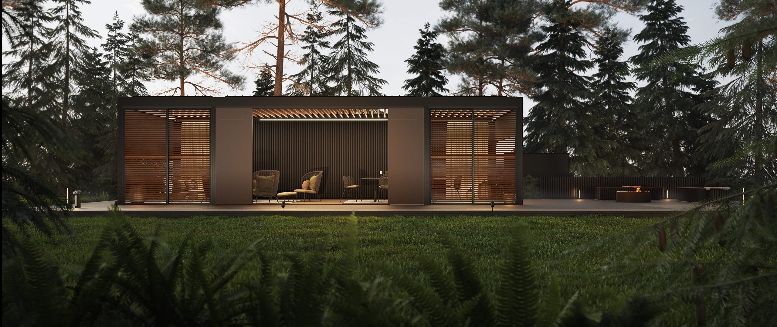 Pavillon im Garten: ein Ort der Entspannung