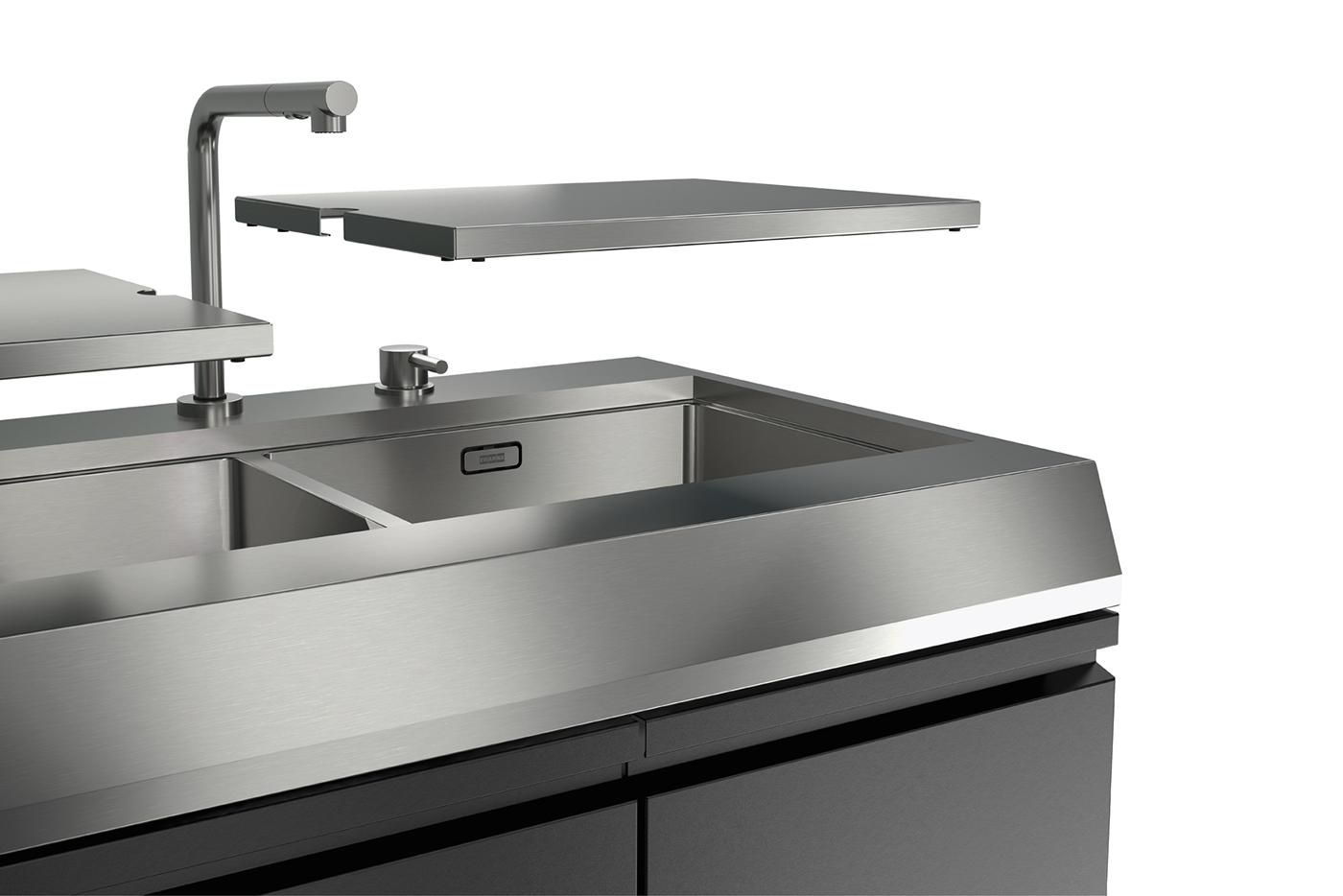 Miele Dreams Outdoorküche: Wash L - Modul mit Spüle