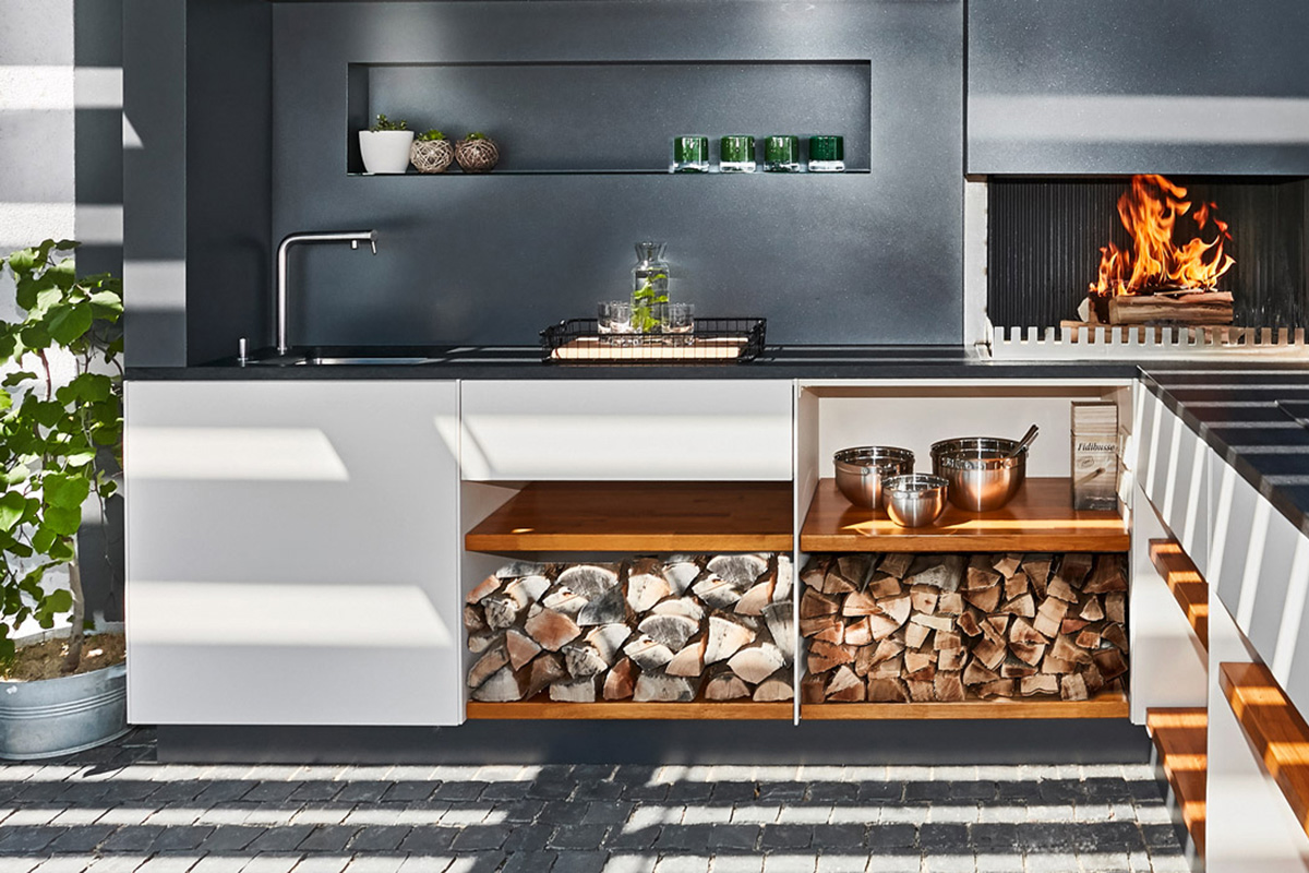 TG Roofs Open-Air-Küchen-Basismodul – flexibles Kochen im Freien