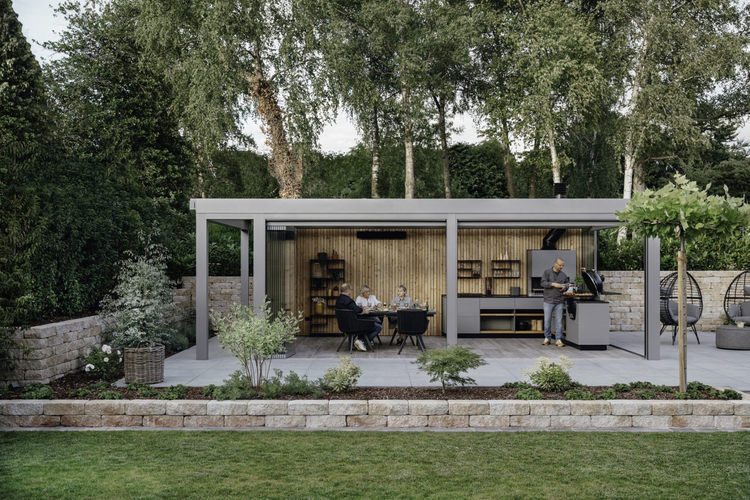 Outdoor-Kocherlebnis mit der Freiluftküche