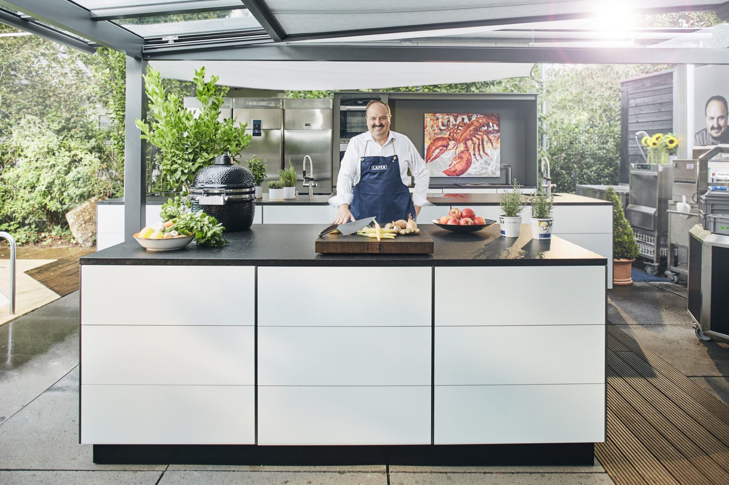 Gourmet-Genuss unter freiem Himmel mit Freiluftküche