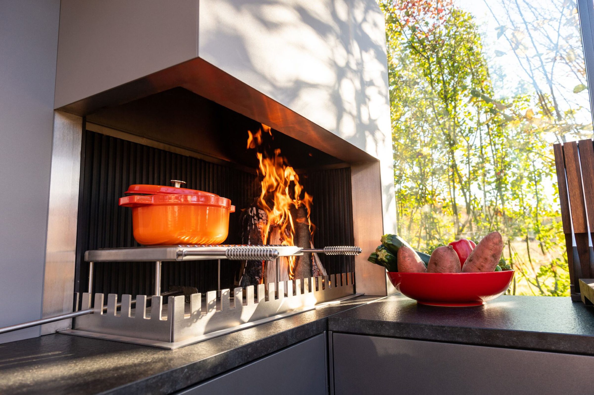 Innovative Freiluftküche für kulinarische Abenteuer im Freien