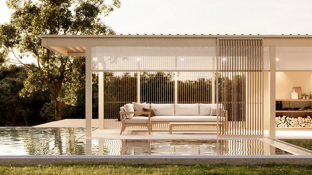 Renson Kaltwintergarten Amani mit Lamellendach