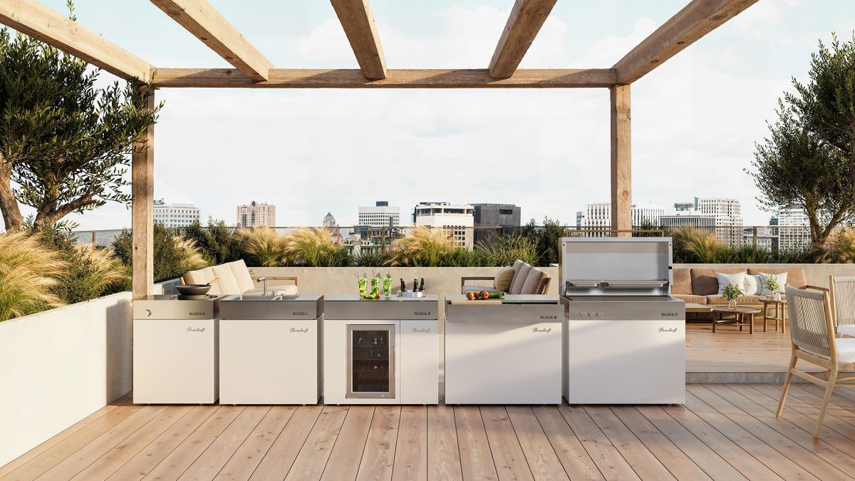 Aussenküche Flammkraft mit Gasgrill Block D