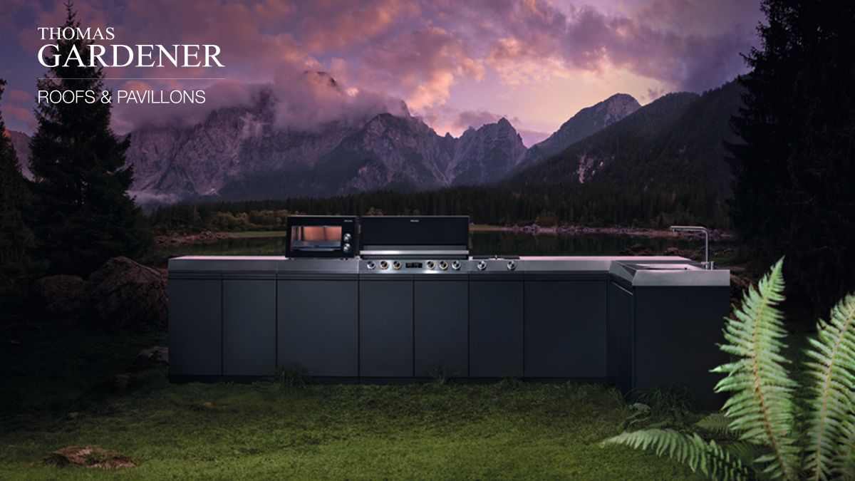 Thomas Gardener Roofs & Kitchens, Außenküche MIELE